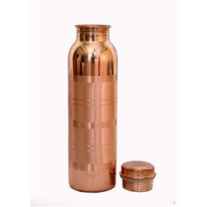 Bouteille d'eau en cuivre enduite d'émail de couleur rose pour des prestations de santé ayurvédiques - Product Image 6