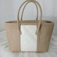 Vente Flash : Sac d'été portable pour femme, original d'Indonésie, personnalisé, design classique et moderne, broderie bohème Pandanus, fermeture éclair