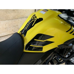 Kit di 3 Adesivi Personalizzati per Protezione Serbatoio Moto, per Suzuki V-Strom 650 (2017-2025), per Decorazione - Product Image 4