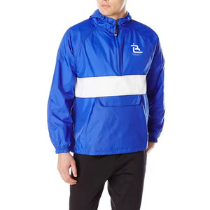 Veste coupe-vent en nylon de qualité supérieure, imperméable, légère, fermeture éclair intégrale, veste décontractée pour l'extérieur, logo personnalisé - Product Image 4