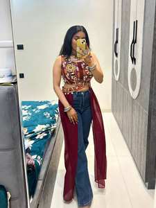 PARA ESTA PRÓXIMA TEMPORADA DE NAVARATRI, NUESTRO EXCLUSIVO LEHENGA CHOLI DE SECADO RÁPIDO Y COMPLETAMENTE COSTURADO PARA FIESTAS - Product Image 5