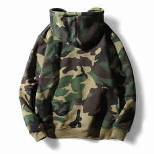 Nuevas llegadas Colección de invierno Sudaderas con capucha de sublimación para hombres Etiqueta privada MOQ bajo Hombres Ropa de calle Sudadera con capucha estilo camuflaje - Product Image 2