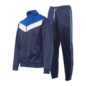 Chándal Deportivo Premium de Poliéster para Hombre, para Entrenamiento y Uso Casual, Ligero, Transpirable, con Chaqueta con Cierre - Product Image 1