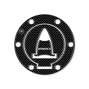 Adesivi 3D in Carbonio su Misura per Tappo Serbatoio, Logo Decorativo Protettivo per DUCATI MULTISTRADA 1260 Carbon MOTORCYCLE - Product Image 1