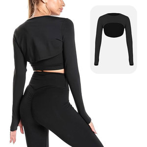 ชุดกีฬาสตรีชุดออกกำลังกายแบบไร้รอยต่อชุดออกกำลังกายเล่นยิมแบบแอคทีฟมีสไตล์ - Product Image 3