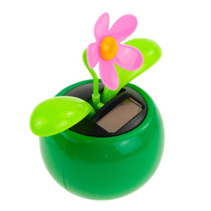 Figurine bébé solaire dansante et oscillante en forme d'insecte fleur - Product Image 5