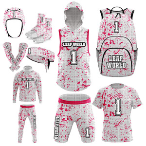 Paquete de 7 uniformes de fútbol americano personalizados de alta calidad para adultos, ropa deportiva transpirable de talla grande, estampado por sublimación de verano - Product Image 1