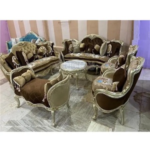 Ensemble de canapés en teck moderne artisanal et élégant pour un usage domestique, taille et design personnalisables, DST Exports, OEM disponible - Product Image 1