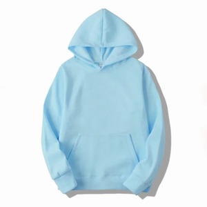 Sudaderas con capucha de lana Streetwear pulóver bordado Unisex 100% algodón Sudadera con capucha Logotipo de impresión Digital personalizado cuello alto pecho personalizado - Product Image 4
