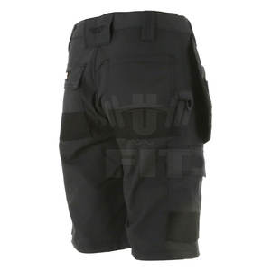 Customized Logo Workwear <b>Shorts</b> Breathable <b>Lightweight</b> 100% Polyester High Street Style Solid Pattern Online Sale - Product Image 5