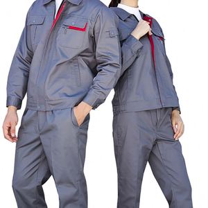 Vêtements de travail en sergé unisexes avec logo personnalisé Uniforme de travail durable des fabricants pour les vêtements de travail des bâtiments et des fermes - Product Image 6