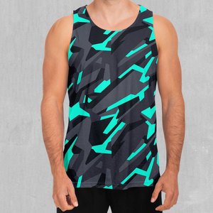 Hot Sale Custom Men's Gym Fitness Tank <b>Top</b> Breathable Cotton Quick Dry Casual Camouflage Print Sublimation Workout Knitted OEM - Product Image 4