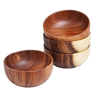Vente en gros de ensemble de bol de service en bois de style nouveau bol à salade écologique dans le prix pour les fêtes - Product Image 1