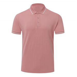 เสื้อยืดกอล์ฟสำหรับผู้ชายเสื้อยืดโปโลลายทางผู้ชายเสื้อยืดคอปกแนวธุรกิจแฟชั่น - Product Image 6