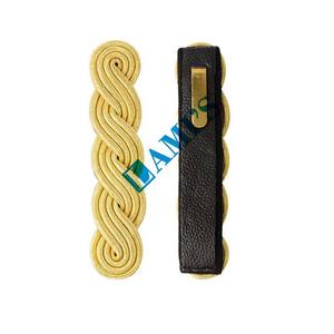 Hombreras de algodón/lana de moda Regalia al por mayor, hombreras uniformes ceremoniales cómodas con cordón dorado de alta calidad - Product Image 2