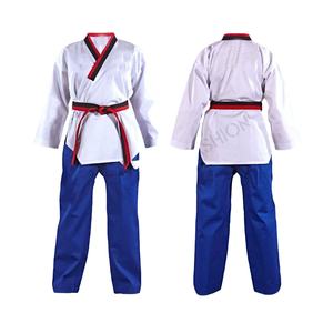 Uniformes de Taekwondo Personalizables para Entrenamiento de Artes Marciales, Conjuntos de Cinturón, Tela de Alta Calidad, Duraderos para Entrenamiento de Combate en el Suelo - Product Image 1