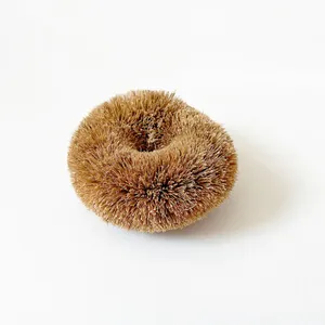 Estropajo Ecológico de Coco, Fibra de Coco Natural Redonda, Cerdas de Coco para Limpieza - Product Image 3
