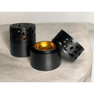 Quemador de incienso de latón de diseño superior con tapa Diseño hecho a mano Perfecto para meditación y elegante accesorio de mesa Color marrón - Product Image 6