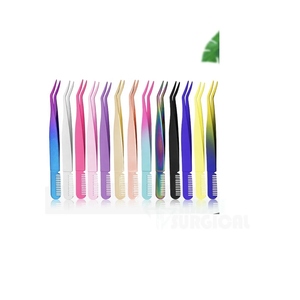 Applicateur de cils en or rose de qualité supérieure, étiquette privée, logo personnalisé, pinces à cils, ventes chaudes, approuvé CE ISO - Product Image 5