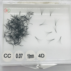 Extensiones de Pestañas de Volumen, Pelo Sintético Hecho a Mano de Alta Calidad, Pestañas Postizas Naturales Largas, Multigruesas 0.07mm, Curvatura C/D - Product Image 6