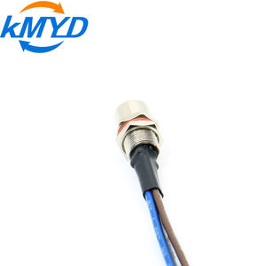 ขั้วต่อแบบวงกลม M8 ตัวเมีย พร้อมสายเคเบิลยาว 17 ซม. แบบติดตั้งบนแผง 4 ขา แจ็ค A-Code สำหรับมอเตอร์เซอร์โว แผงควบคุม และไฟ LED - Product Image 4