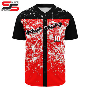Venta al por mayor mejor calidad personalizada sublimación camisetas de béisbol transpirable uniformes de béisbol - Product Image 5