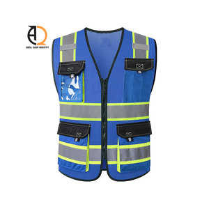 Chaleco de Seguridad Reflectante de Alta Calidad al por Mayor con Bolsillos Multifuncionales, Ropa de Seguridad y Protección - Product Image 6
