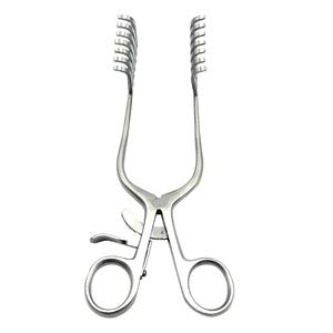 Retractor de cerebelo de acero inoxidable, juego de instrumentos neuroquirúrgicos manuales para una retracción precisa de tejidos - Product Image 1