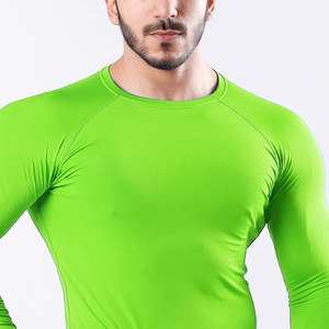 เสื้อคอมเพรสชั่นแขนยาวผู้ชาย ผ้าโพลีเอสเตอร์สั่งทำพิเศษ ระบายอากาศได้ดี เป็นมิตรกับสิ่งแวดล้อม เหมาะสำหรับออกกำลังกาย ฟิตเนส แห้งเร็ว - Product Image 4