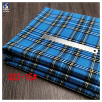 Tissu en polyester et coton TR de haute qualité YX1410 145CM 170gsm, bleu Ghana, uniforme scolaire, tissu rayé teint en fil