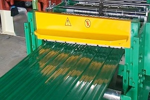 เครื่องรีดเย็นเครื่องทำแผ่นสังกะสีเหล็กลูกฟูกม้วนกระเบื้องเหล็กสีขึ้นรูปแบริ่งส่วนประกอบหลัก - Product Image 6