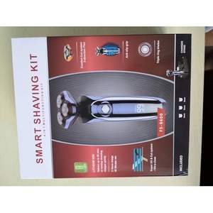 Afeitadora Eléctrica Rotativa para Hombre, Set con Recortador de Vello Nasal y Barba, Uso en Seco y Húmedo, Triple Cuchilla, Carga USB - Product Image 4