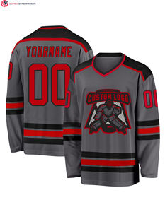 2025 Maillots de hockey personnalisés Maillots de hockey sublimés Uniforme de hockey sur glace Pro - Product Image 6