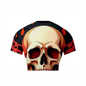 Concevez votre propre style hommes Rash Guard imprimé Logo protéger le corps Rash Guard sang éclaboussé Rash Guard - Product Image 6