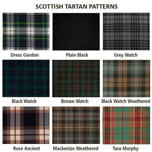 Kilt hybride noir pour homme, motif écossais, avec plaques de tartan du Fierté d'Écosse et sangles à chaînes - Product Image 5