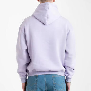 Sudadera clásica extragrande de algodón grueso, estilo streetwear, con logo personalizado para hombre - Product Image 4