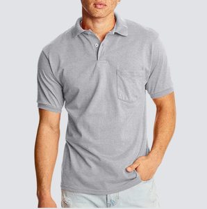 Polo homme décontracté de haute qualité à manches courtes avec col, séchage rapide, 100 % coton imprimé – Polos disponibles - Product Image 1