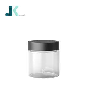 Pot PET de 400ml au meilleur prix du fabricant du Vietnam avec couvercle CR noir transparent Jars-M0742 en plastique de bonne qualité - Product Image 1