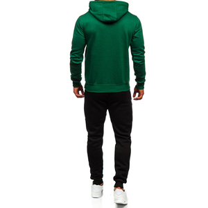 Survêtement surdimensionné en coton mélangé de haute qualité 400gsm pour hommes à capuche avec logo personnalisé-Vente en gros d'usine pour survêtement pour hommes - Product Image 2
