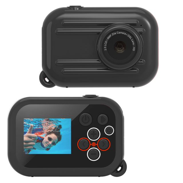 Children's Camera Waterproof Kids Digital Camera 32GB Card for Boys Girls with Photo Video Recording Christmas Birthday Gift