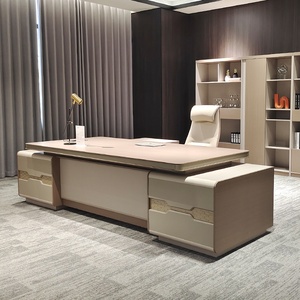 Escritorio Ejecutivo Ergonómico Moderno de Lujo, Madera Duradera Ecológica, Garantía de 5 Años, Almacenamiento Multifuncional, Fácil Montaje - Product Image 5