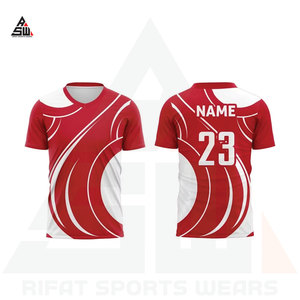 Camiseta de Fútbol Personalizable con Patrón Sólido, Técnica de Corte Automatizado OEM, Ropa Deportiva para Hombres, Mujeres y Adultos, Nombre del Equipo, Logotipo, 100% - Product Image 3