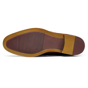 Chaussures en cuir marron de haute qualité pour hommes, avec finition haut de gamme, soutien solide de la semelle, apparence classique et élégante, forme élégante - Product Image 4