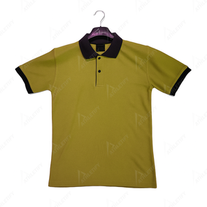 Camiseta Polo Duradera para Hombre, 100% Algodón, Tejido Transpirable, Estilo Liso, Proveedor de Impresión y Bordado de Logotipos Personalizados - Product Image 1