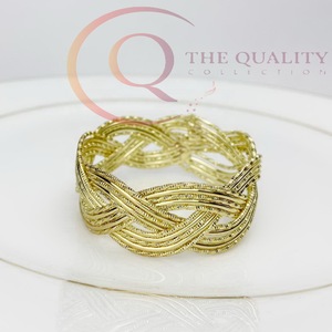 Anneaux de serviette de luxe conçus pour rehausser l'esthétique de la table à manger pour les mariages, les événements et l'usage quotidien - Product Image 6