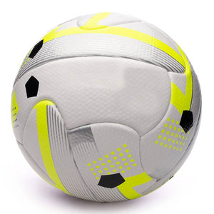 Ballon de football professionnel de haute qualité à 12 panneaux en PU, surface alvéolée, construction thermosoudée, chambre à air enroulée, pour la compétition - Product Image 1