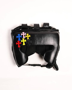 Wholesale Professional Custom Made Boxing Training Equipment Set Genuine Leather <b>Gloves</b> Headgear Groin Protector Kit For Adult - Product Image 3