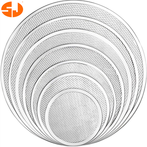 Ustensiles de cuisson pour <span class=keywords><strong>pizza</strong></span>, plaque à pâtisserie, grille à <span class=keywords><strong>pizza</strong></span>, filet à <span class=keywords><strong>pizza</strong></span> en aluminium - Product Image 5