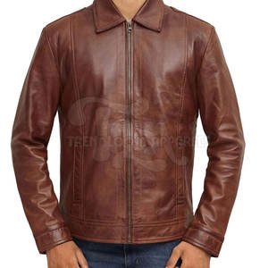Chaqueta de Cuero para Hombre, Transpirable, Abrigada para Invierno, Estilo Casual, a Precio Razonable - Product Image 3