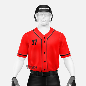Ensemble d'uniformes de baseball personnalisés en gros, vêtements de sport d'équipe, jersey et pantalon en polyester à séchage rapide - Product Image 1
